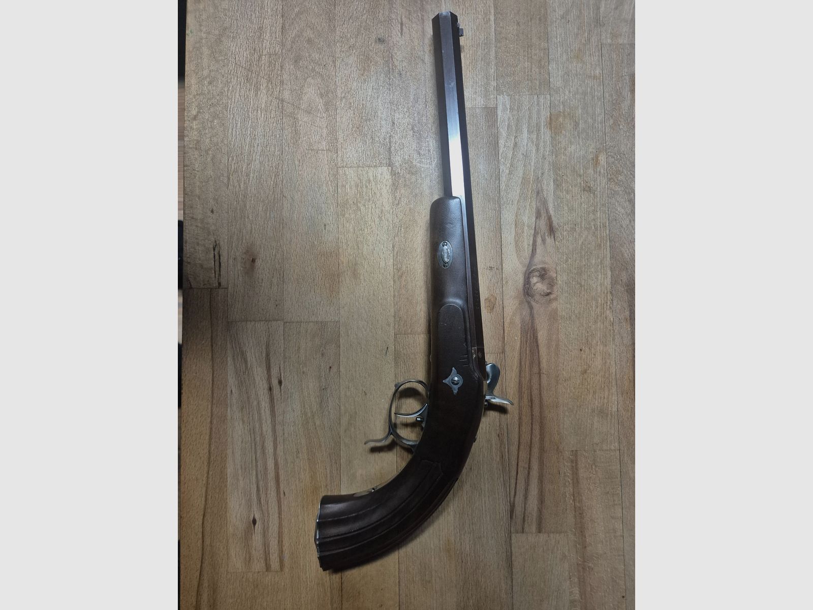Percussion target pistol "Mang in Graz, image 1 of 4