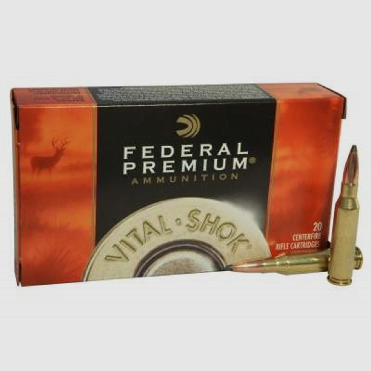 Federal Premium Nosler Ballistic Tip 7mm-08 Rem. 140GR 20 Patronen