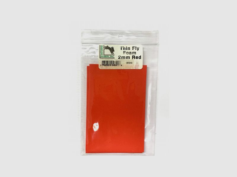 FLY FOAM PISCATOR ROT 2 M/M, Bild 1 von 2