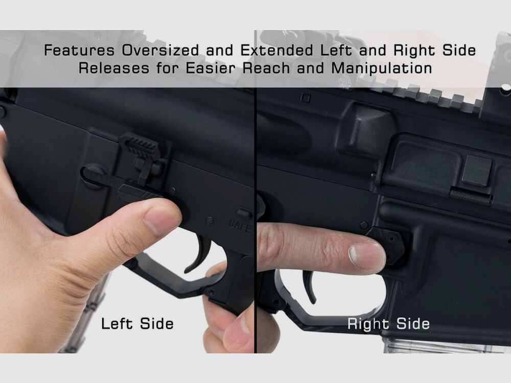 UTG Leapers AR15 Ambidextrous Magazin Release - schwarz