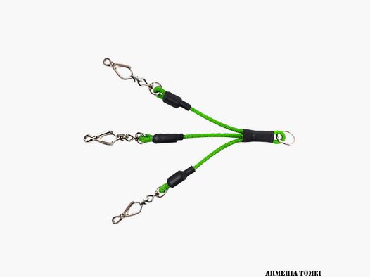 DOUBLE TRIPLE WITH CORD CLIPS (GREEN)