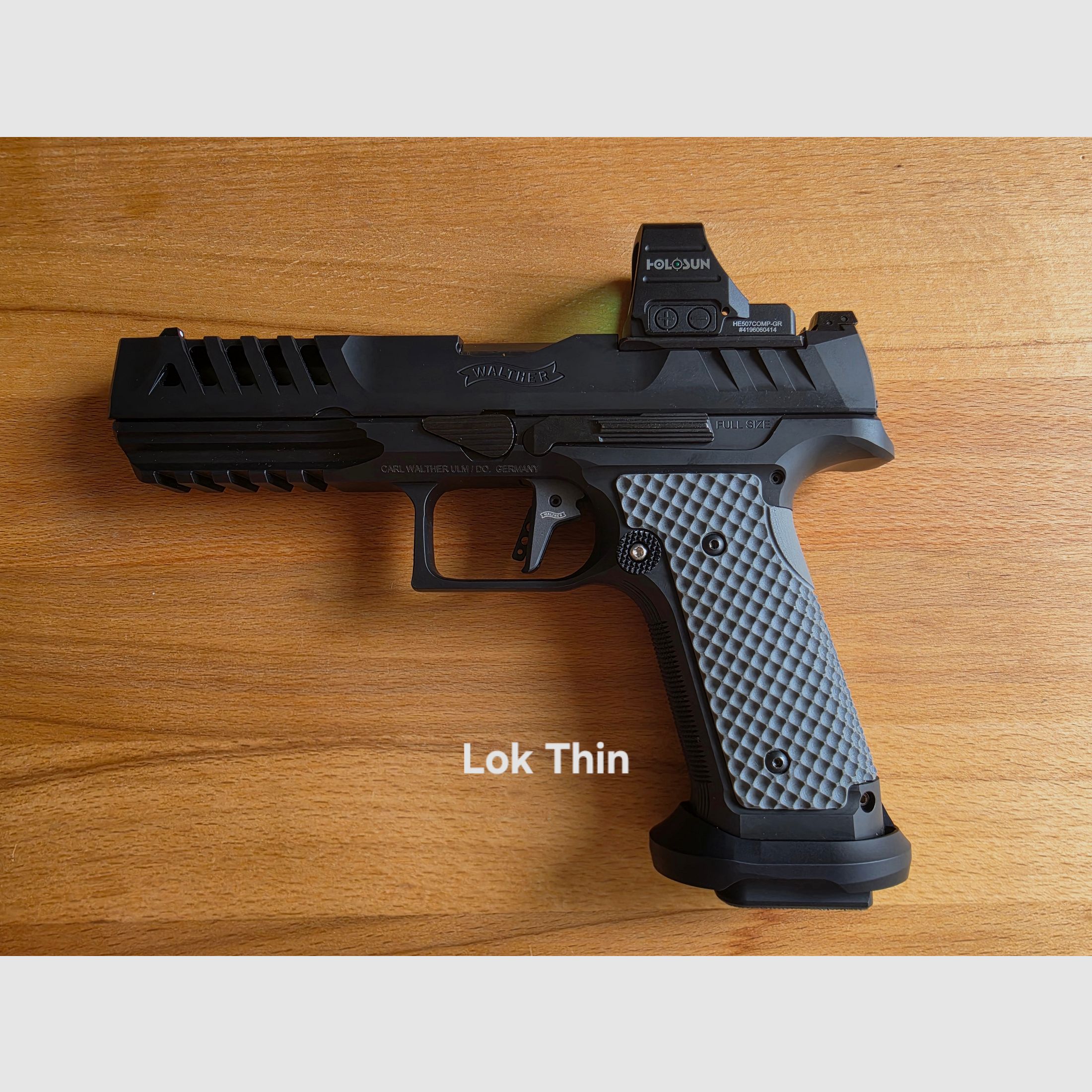 Walther PDP SF Match 5“ z Holosun 507COMP-GR i wieloma akcesoriami