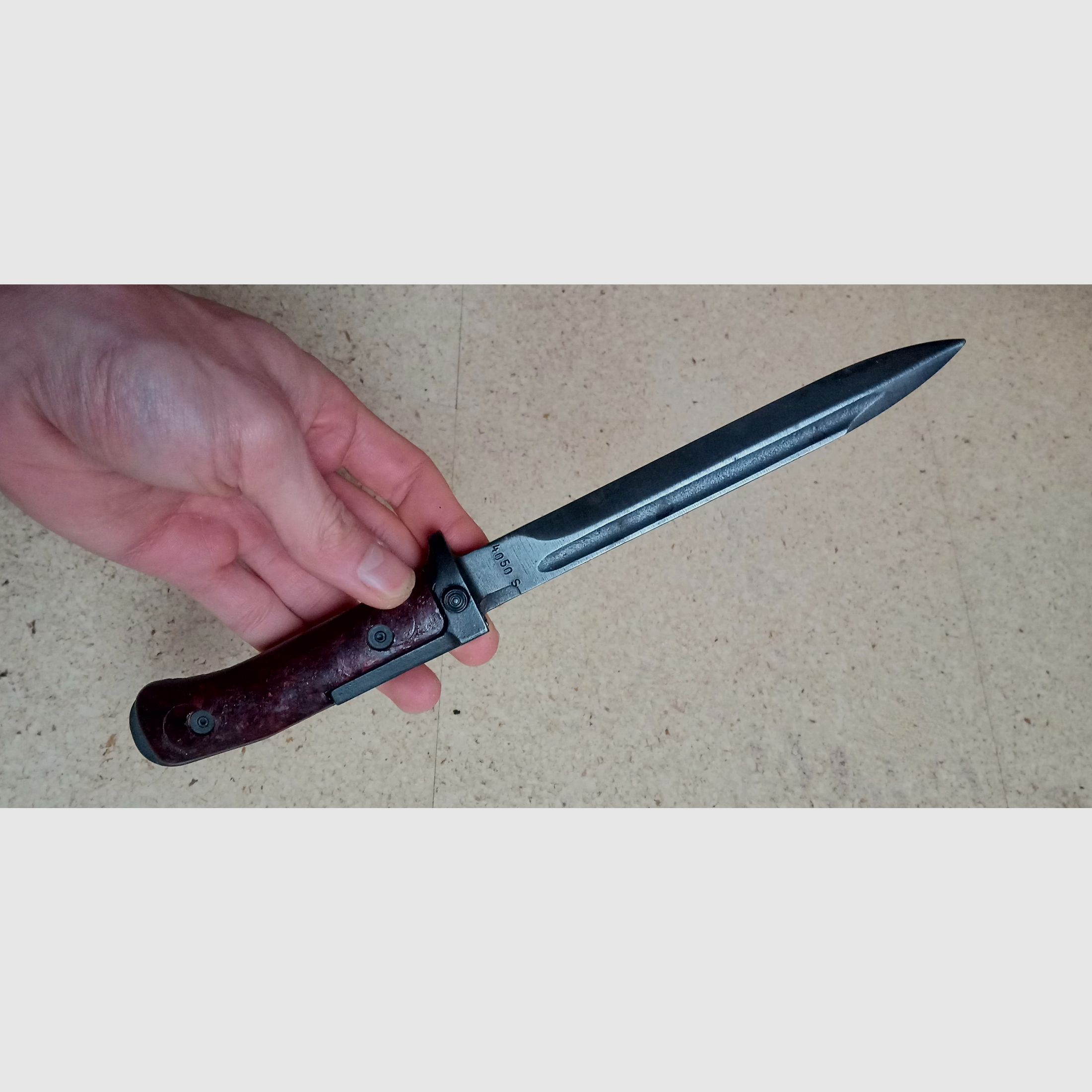 Submachine gun SA VZ.58 side rifle Beaver Barf bayonet very good condition // also for CSA Sporter / Czech Republic