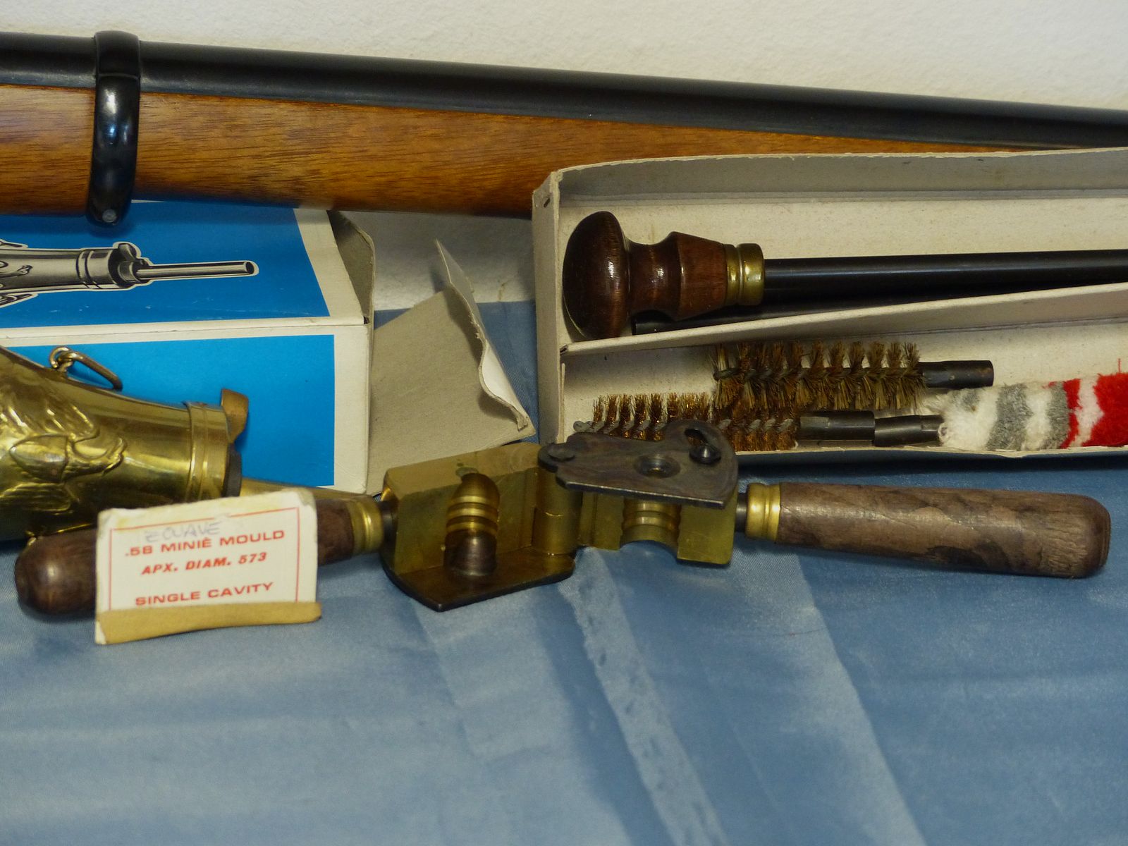 Vorderlader Perkussion Enfield Gewehr 1853 3 Band Büchse Armi San Paolo Brescia Italien Cal. .58 vintage