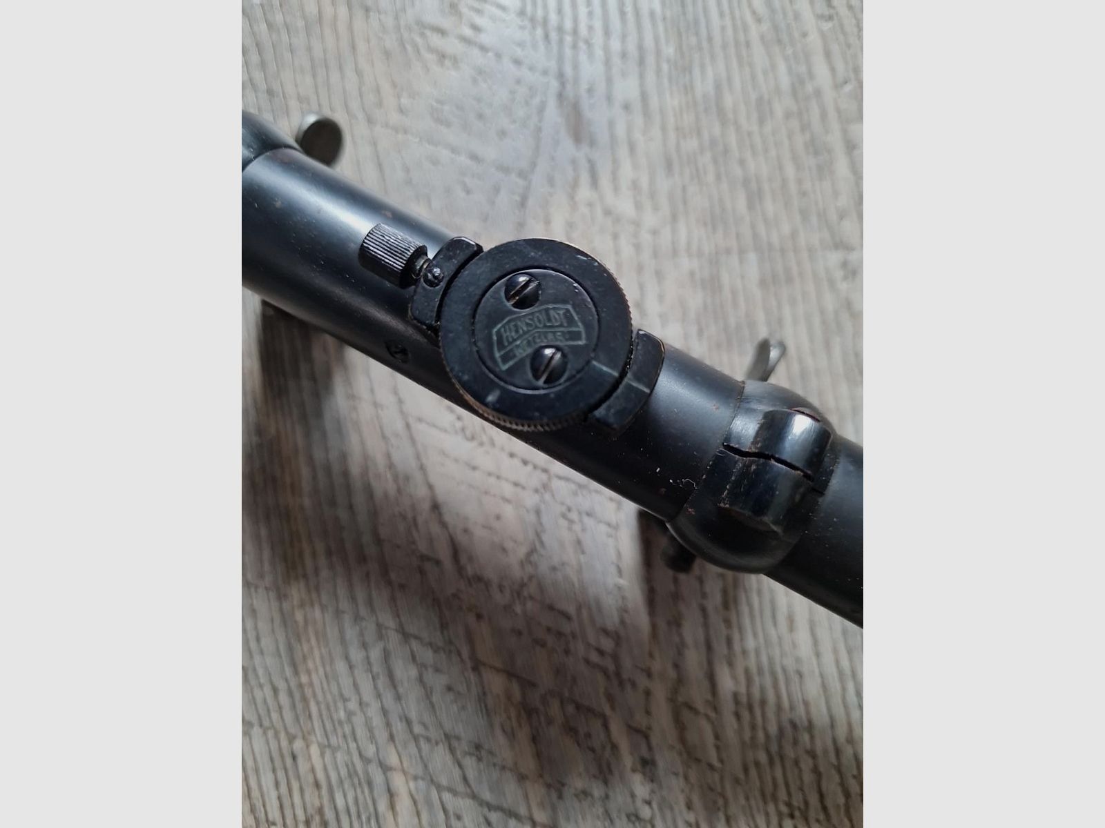 Hensoldt Wetzlar Klein-Dialyt 2¾× scope No. 38690 with mount
