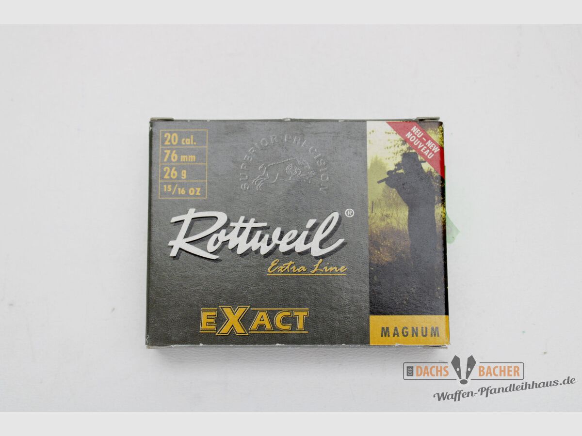 Rottweil Exact Magnum 20/76 SLUG FLG 26g 5 disparos