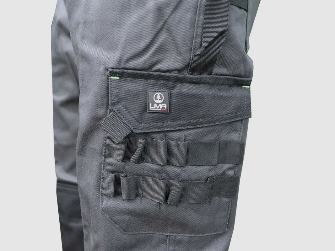 LMA Mehrzweck-Arbeits Hose grau und schwarz 38 bis 60, Bild 6 von 17