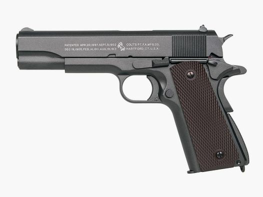 CO2 Softair Pistole Colt 1911 A1 Blowback Vollmetall Kaliber 6 mm BB (P18)