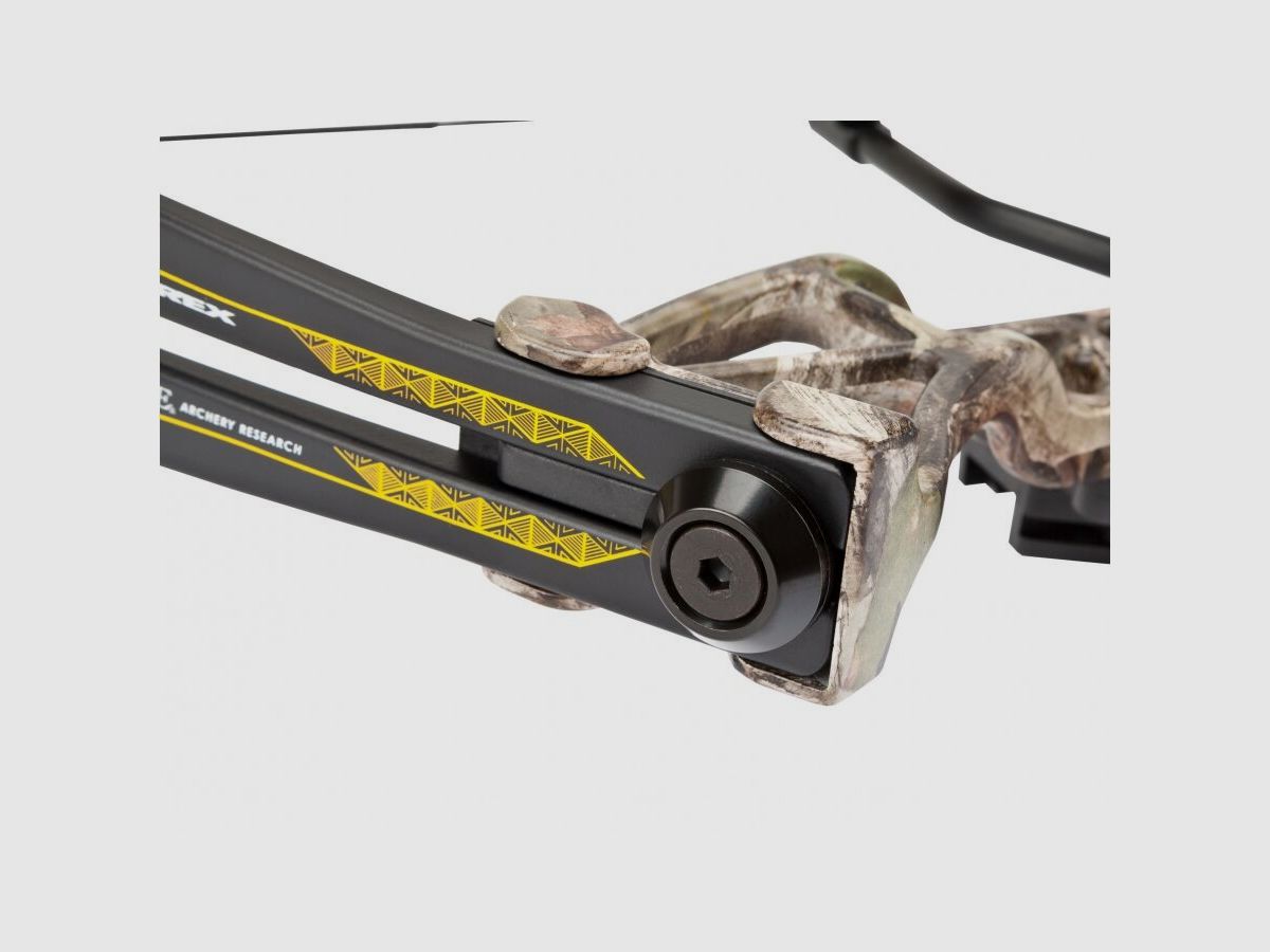 Compound bow for adults and youth POE LANG REX QUAD 15–55 lb 28" camouflage, image 18 of 18