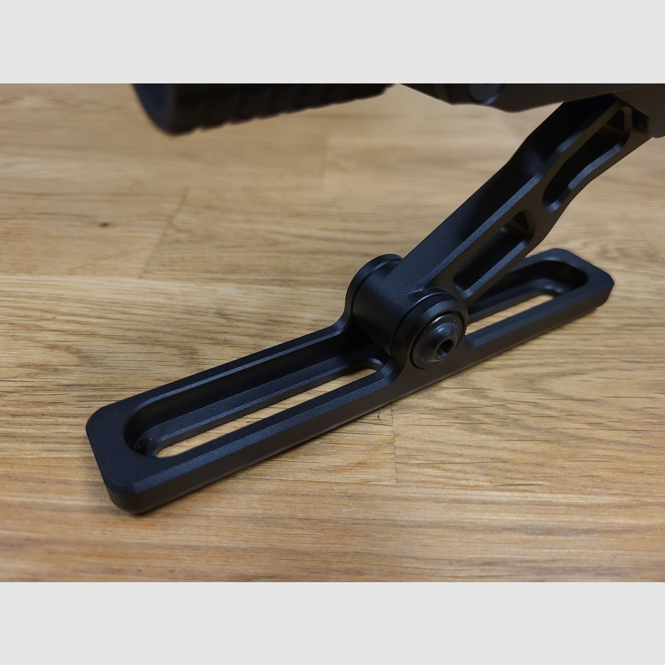 Kufe/ Bagrider Monopod met montageoptie voor eigen accessoires