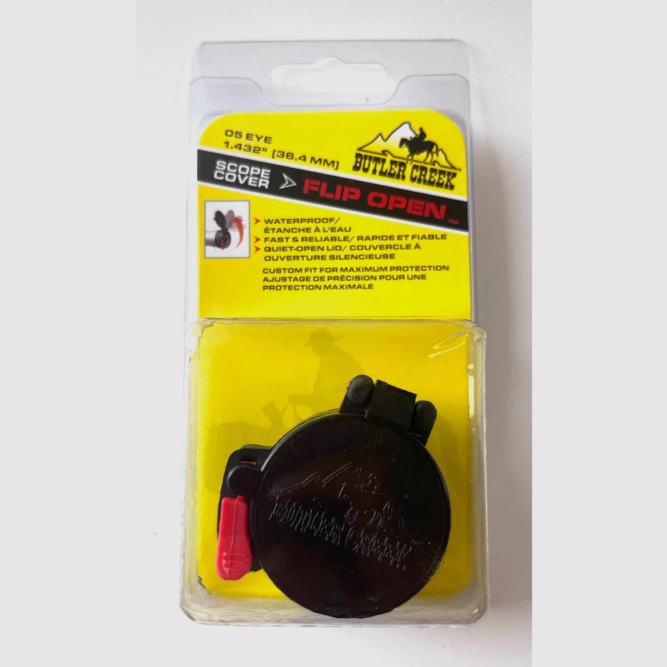 Butler Creek MO20050 Flip Open Scope Cover Okular Klappdeckel für ZF 05 EYE 36,4mm
