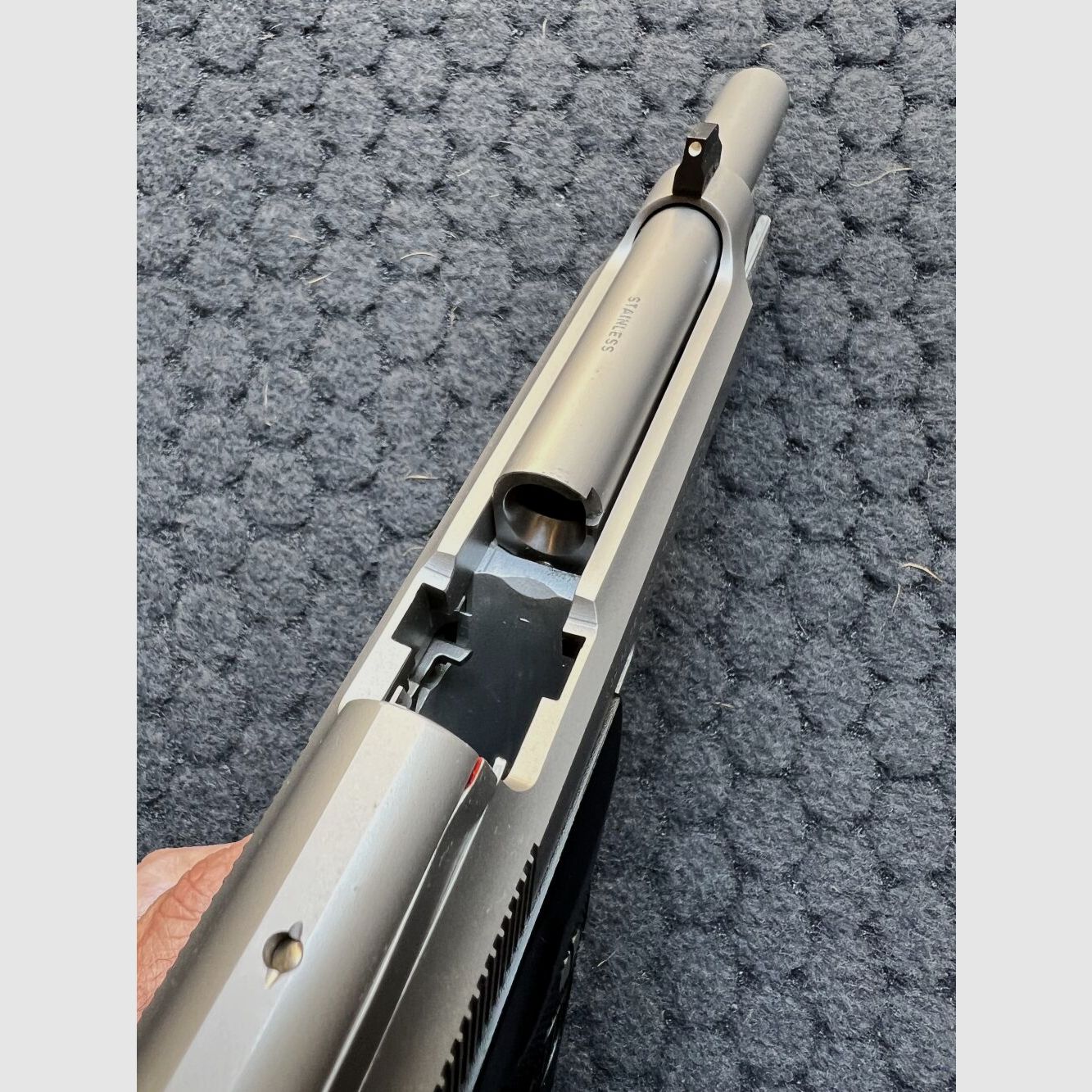 Beretta 92FS INOX, stainless, Edelstahl, Kal. 9mm Luger, 9x19mm 9mmLuger, 9x19mm
