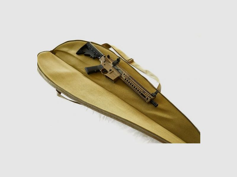 COPTEX Futteral f. Langwaffe Cordura mit Außentasche 110cm TAN, Bild 2 von 3