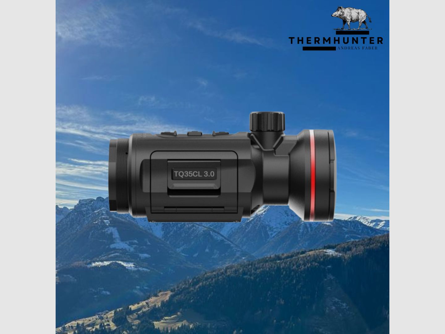 Hikmicro Clip-On Thunder TQ35CL 3.0 Compleetset met adapter -NIEUW-