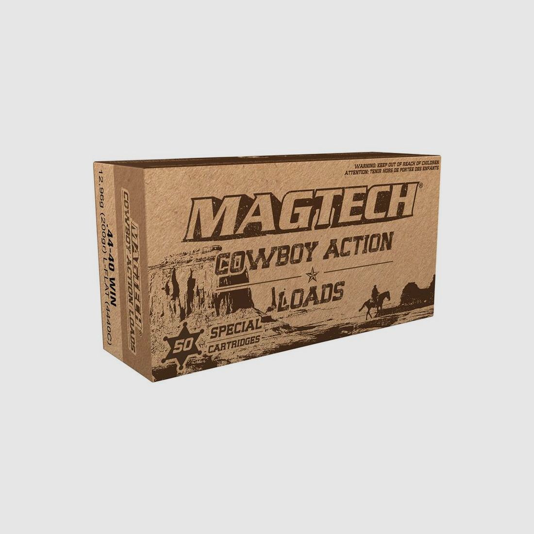 Magtech .44-40 Win. Blei-Flachkopf 13,0g/200grs.