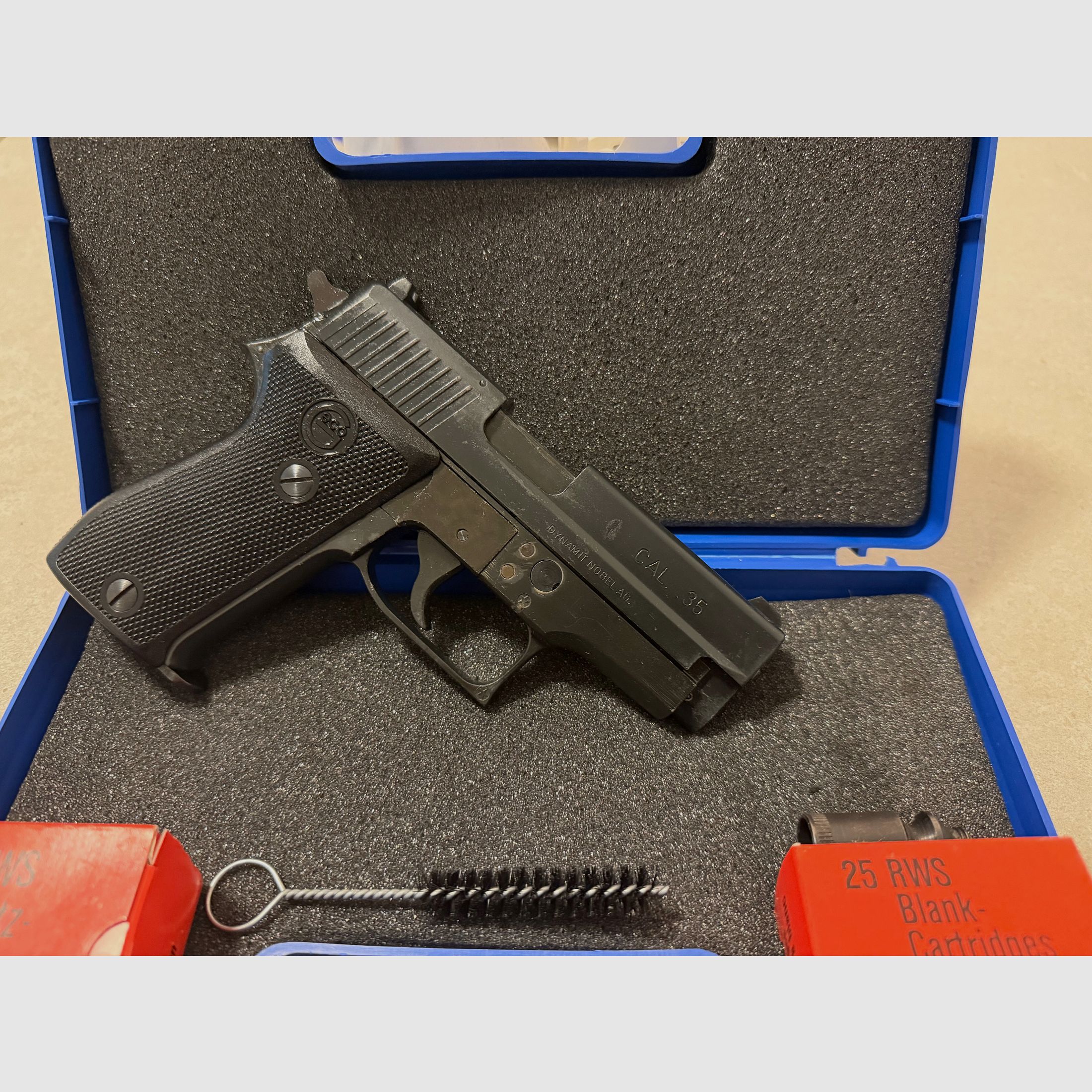 Pistola de gas de detonación Geco P35 35Knall pieza de colección