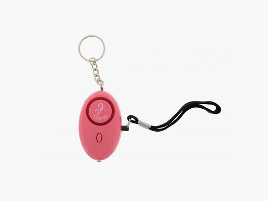 Buchner Scorpion Minialarm rosa 120db con torcia LED accessori sportivi