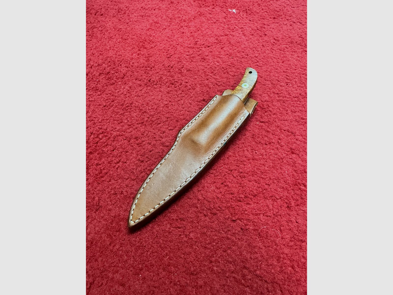 Peter Herbst / Herbertz Damast Jagdmesser – 512 Lagen Handgeschmiedet – Rarität Nr. 123008