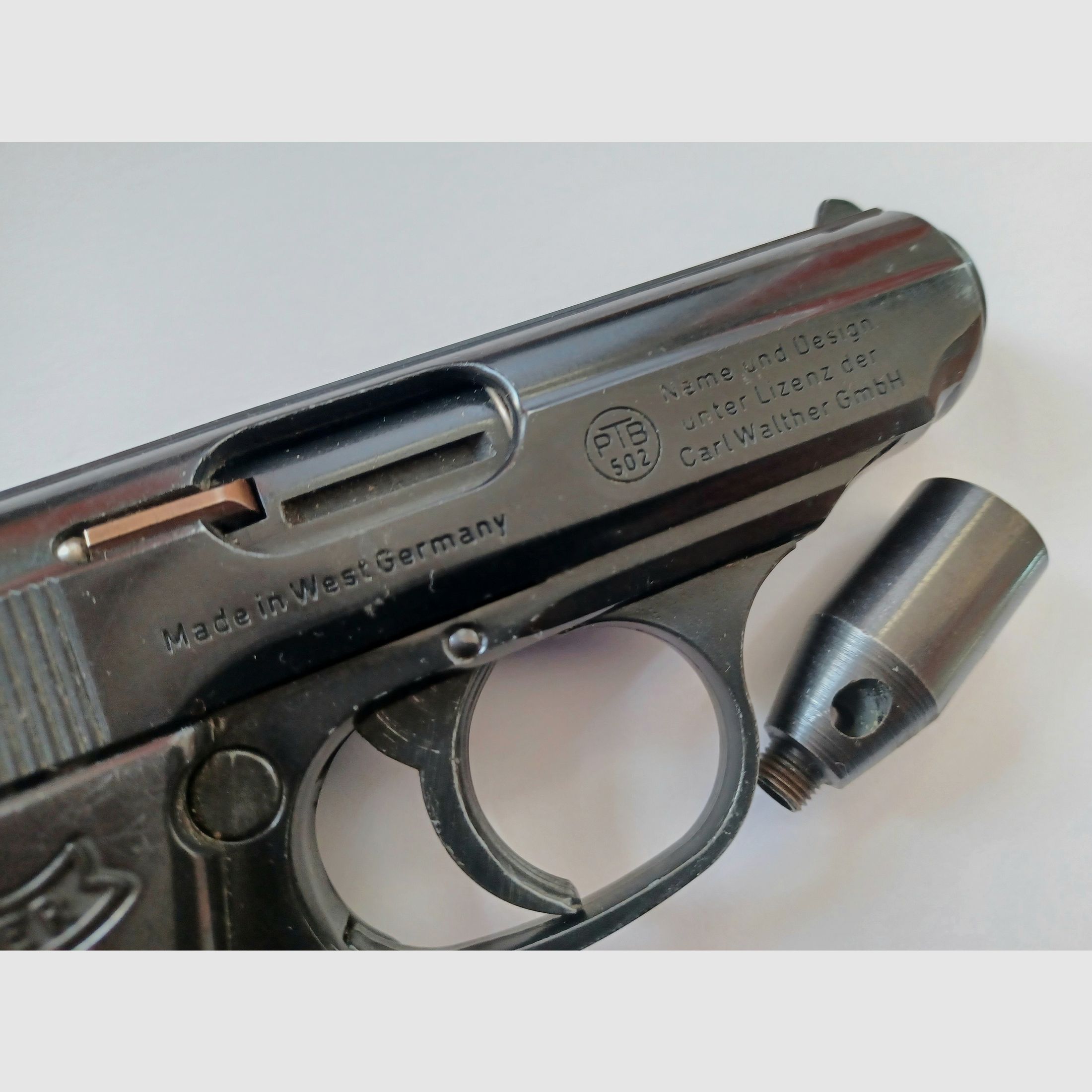 Walther PPK cal. 8mm blank - DEFECTIVE -