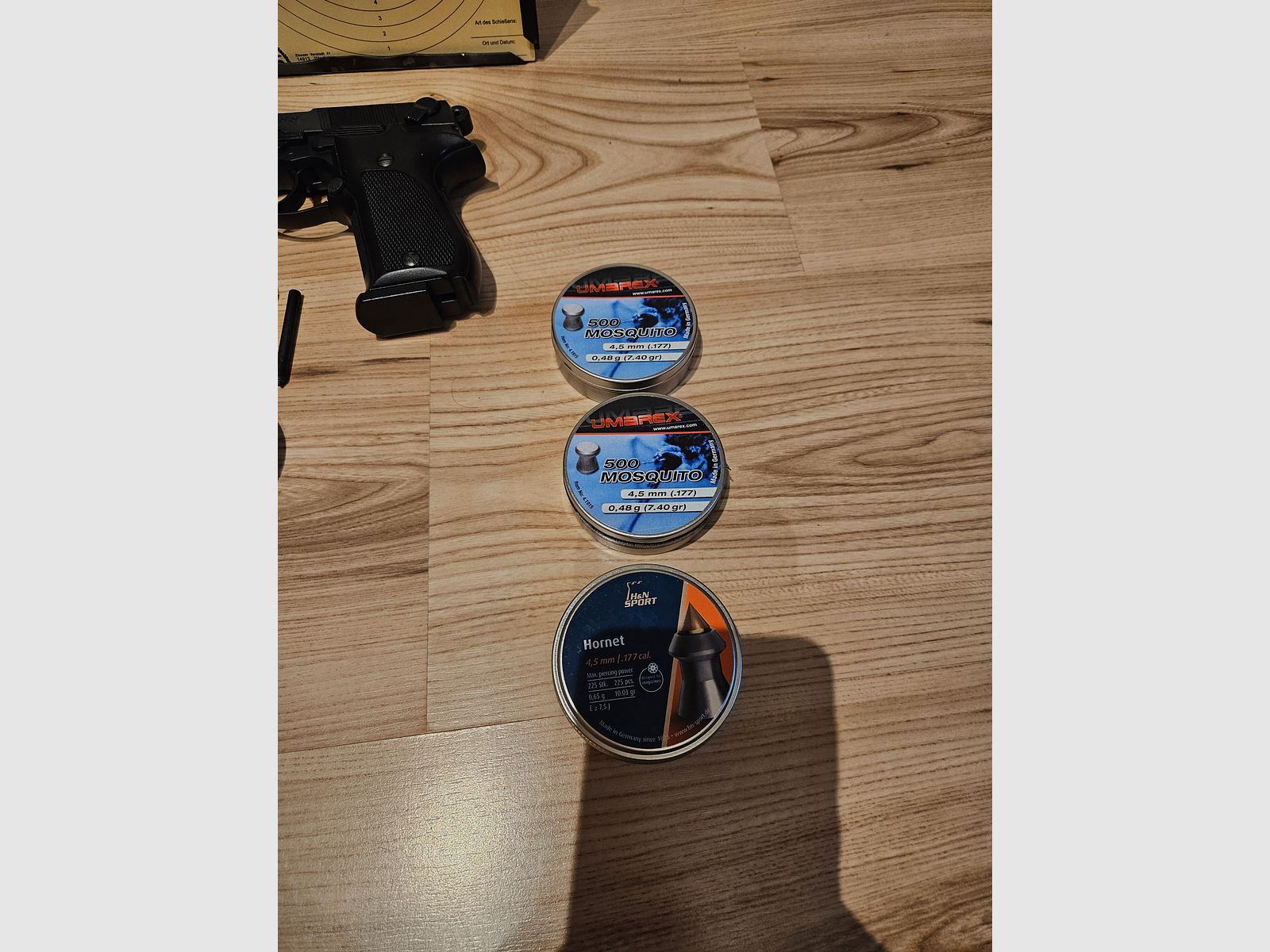 Walther CP 88 + munición + cápsulas de CO2 + caja de captura de balas + 2x cargadores