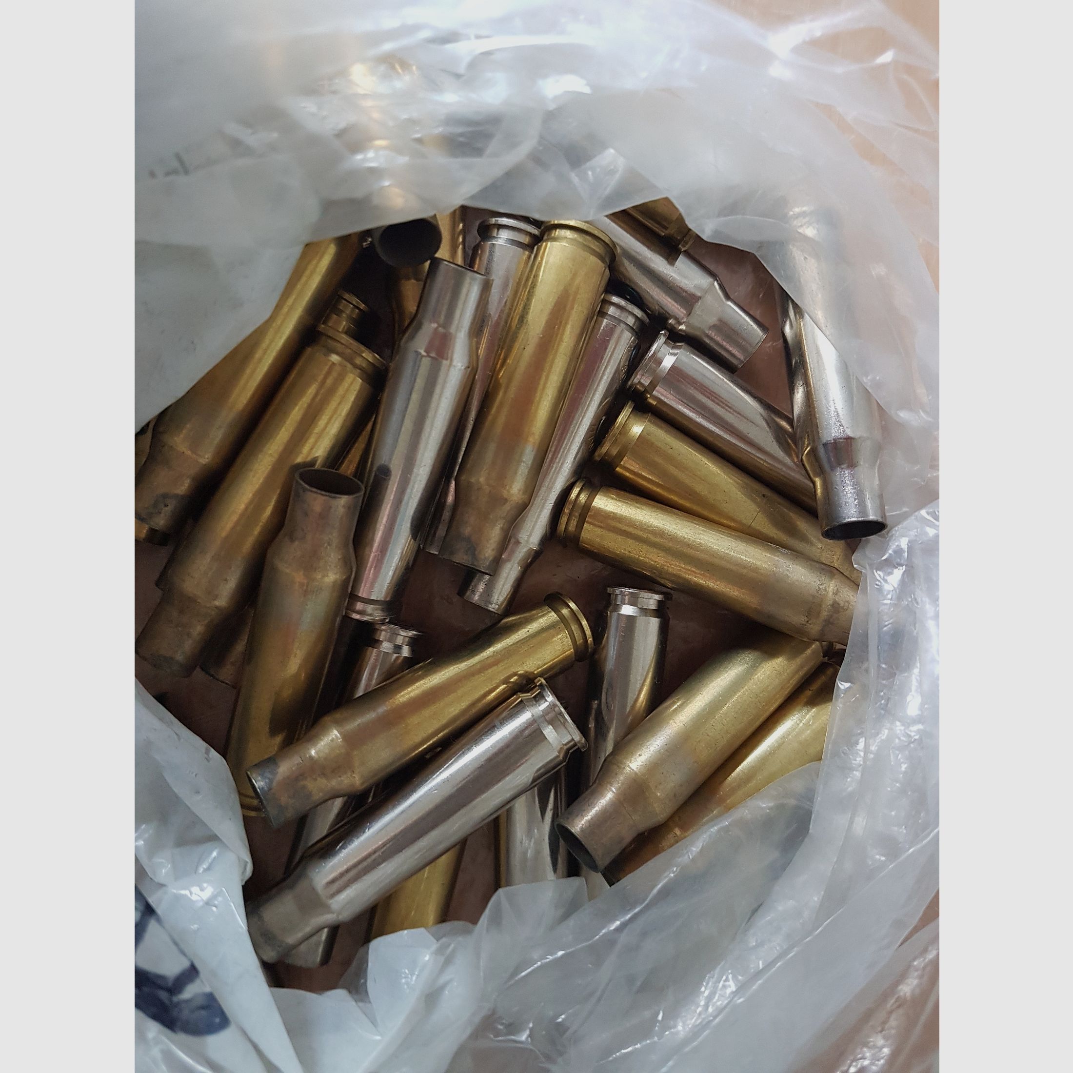 .308 Win. HÜLSEN von Federal 19 Stück normal bzw. 16Stück vernickelt