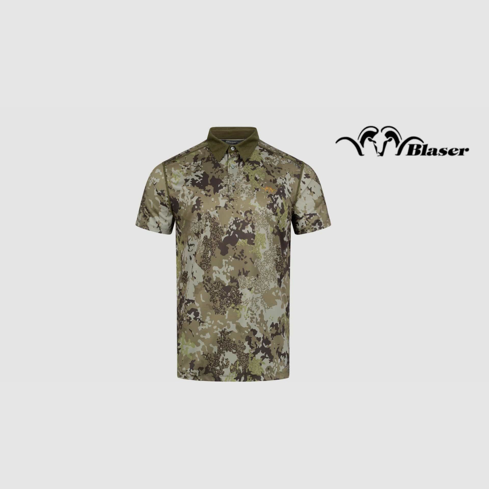 Wettkampf-Polo HunTec Camo blaser, Bild 1 von 3