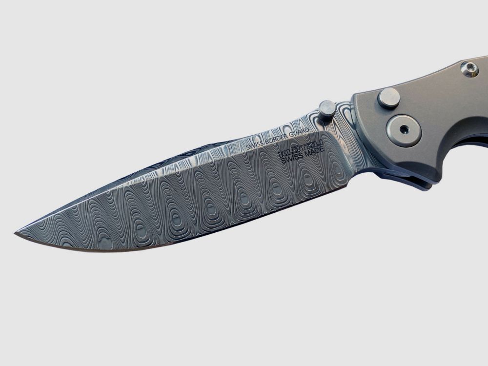 SWISS BORDER GUARD KNIFE SBG 1, DAMAST, Bild 7 von 8
