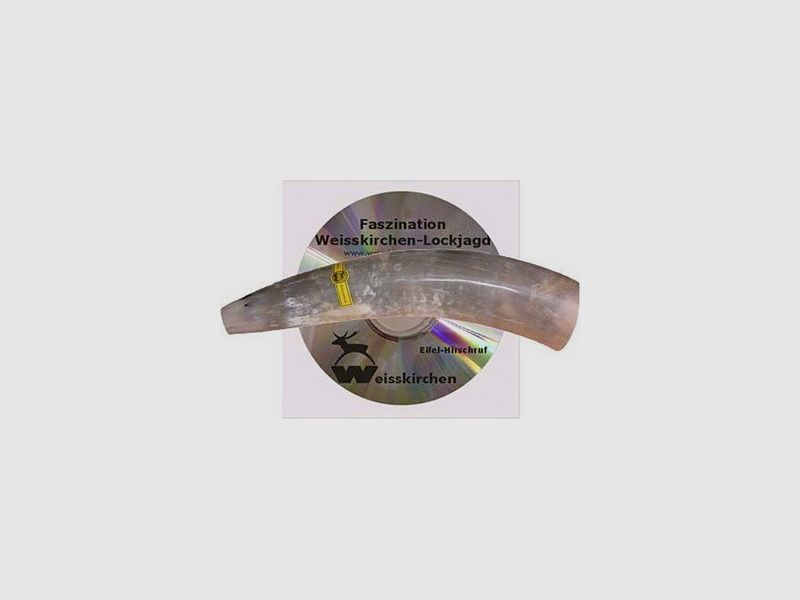 Weisskirchen Hirschruf aus Ochsenhorn (40cm) inkl. CD