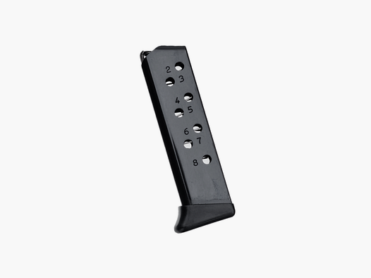Magazynek Walther PP 32ACP Stalowy 8 Naboi, Powiększona stopka - MECGAR