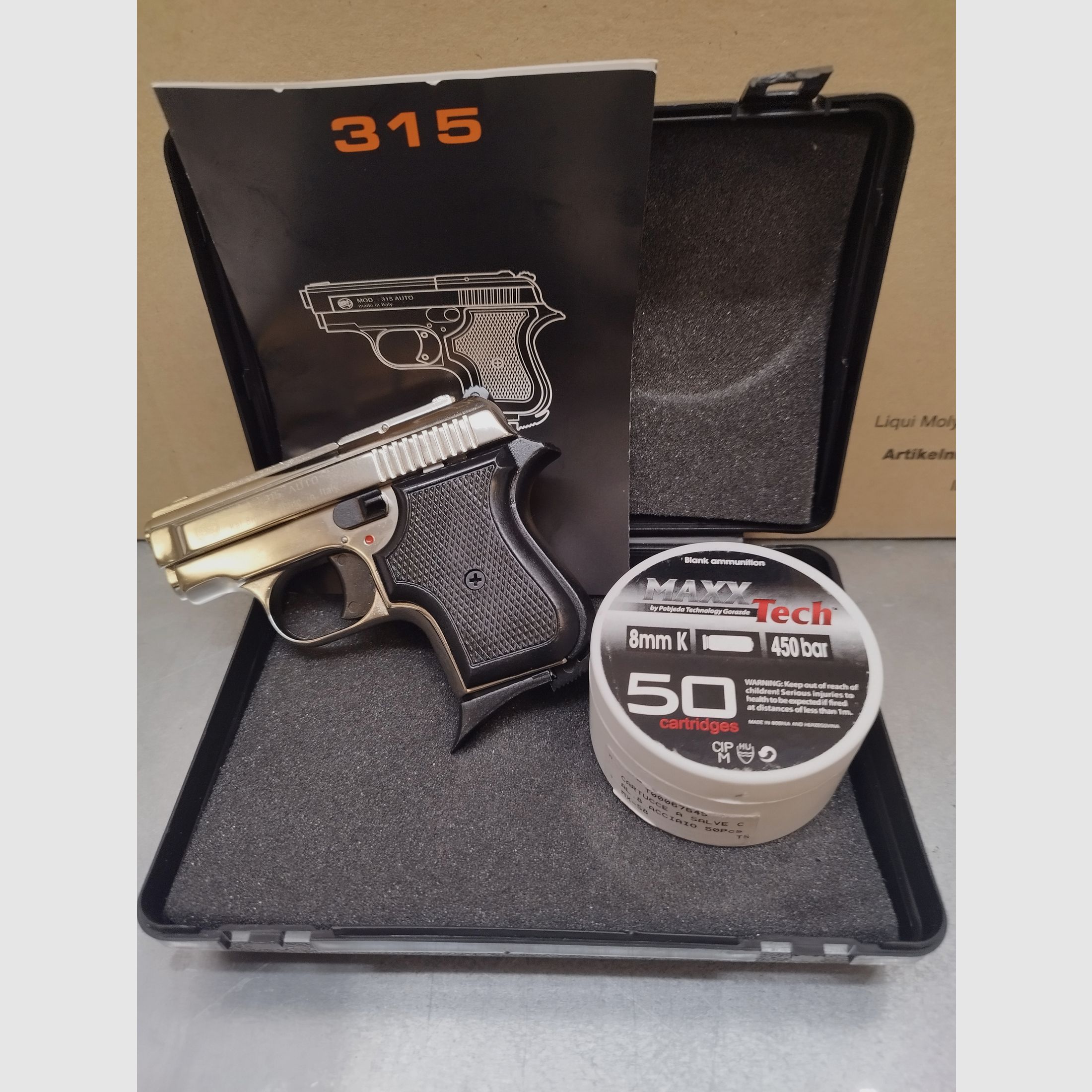 Bruni Modell 315 Baby Nichelato 8mm P.A.K