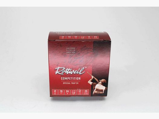 Rottweil Special Trap 24 grams No 7.5 LEAD 2.4mm IMMEDIATELY AVAILABLE - 12/70