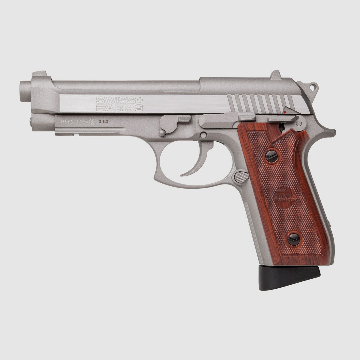 Swiss Arms SA92 Stainless 4,5mm BB - Druckluft Co2 BlowBack