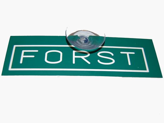 Placa de automóvil Forst