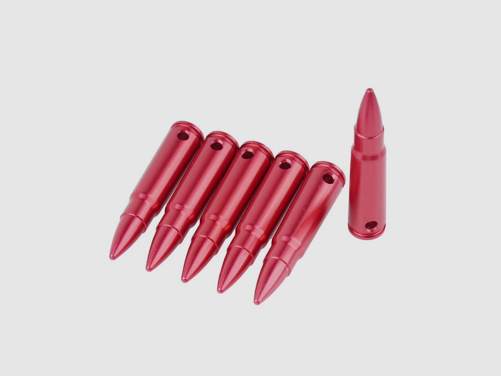 Gunpany- Aluminium oefenpatronen 7,62x39 mm – 6 stuks – SCSC-02, afbeelding 1 van 4