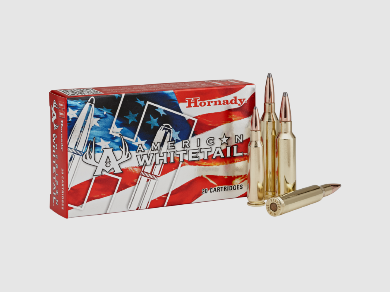 300 WSM Hornady AMERICAN WHITETAIL® 165 gr INTERLOCK® VE20