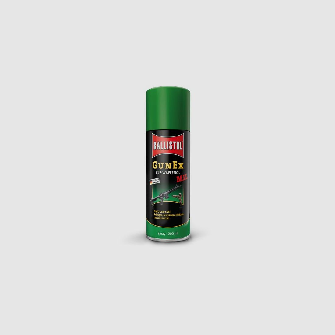 Ballistol Gunex MIL Spezial-Waffenöl Spray 200 ml, Bild 1 von 2