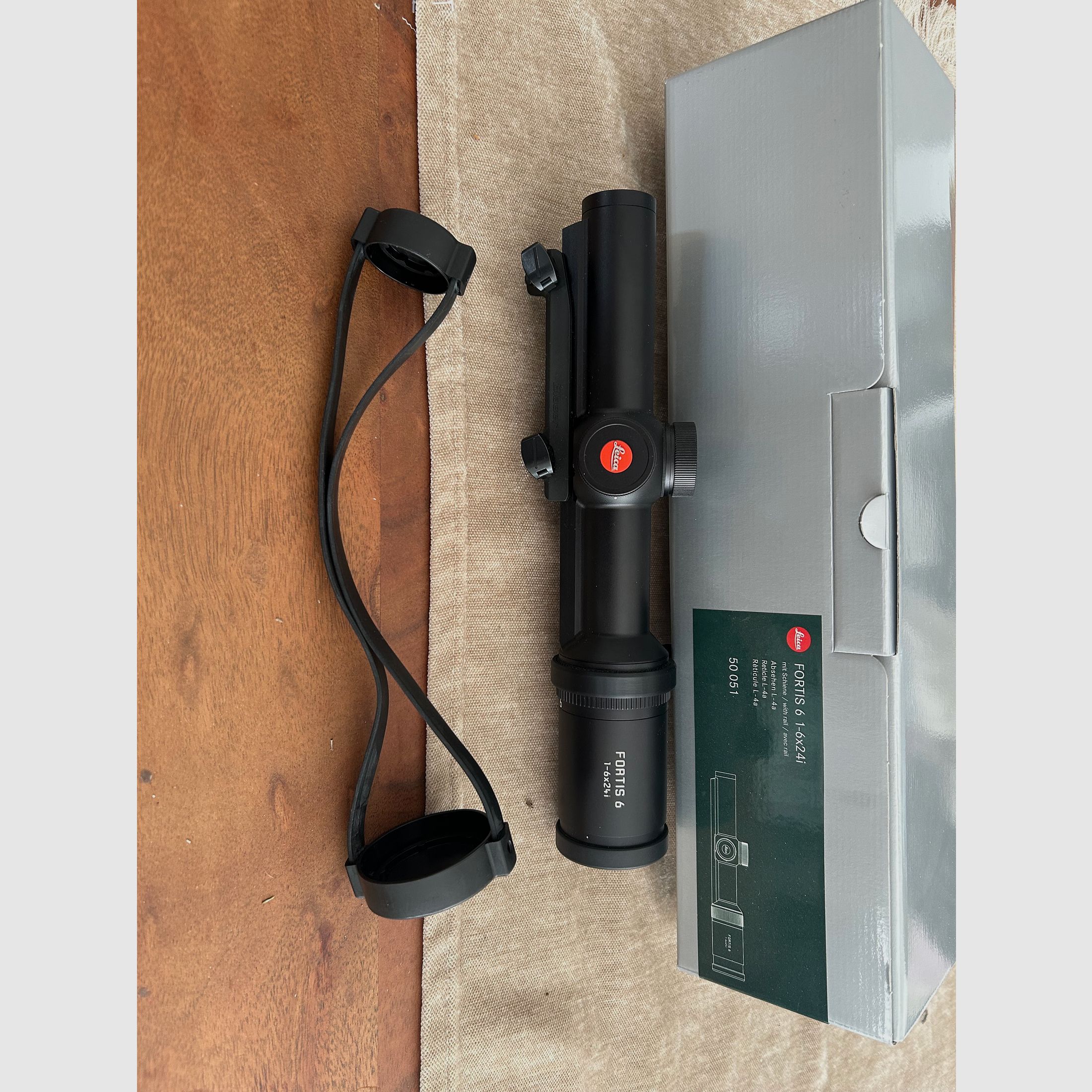 Leica Fortis 1-6x24I mit Schiene , inkl. Blaser sattelmontage 