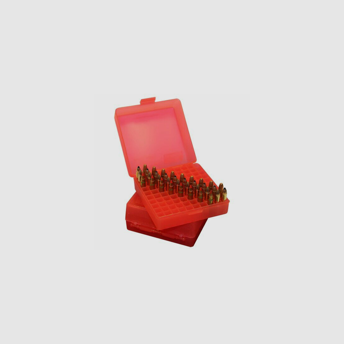 MTM Patronenbox mit Klappdeckel rot .22lr 100 Patronen