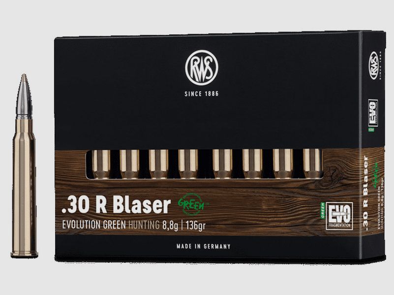 RWS Evo Green 8,8g - 136gr .30RBlaser
