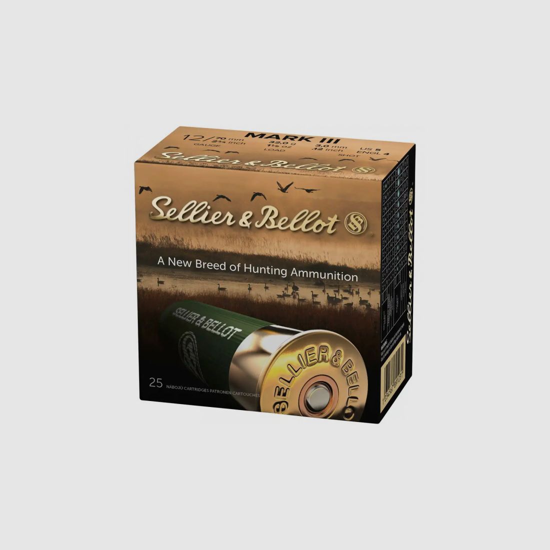 SELLIER & BELLOT MARK III 12/70 32G - 3,0 MM - 25 SCHUSS