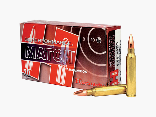 5.56 Nato Hornady SUPERFORMANCE® 75 gr BTHP MATCH™ VE20