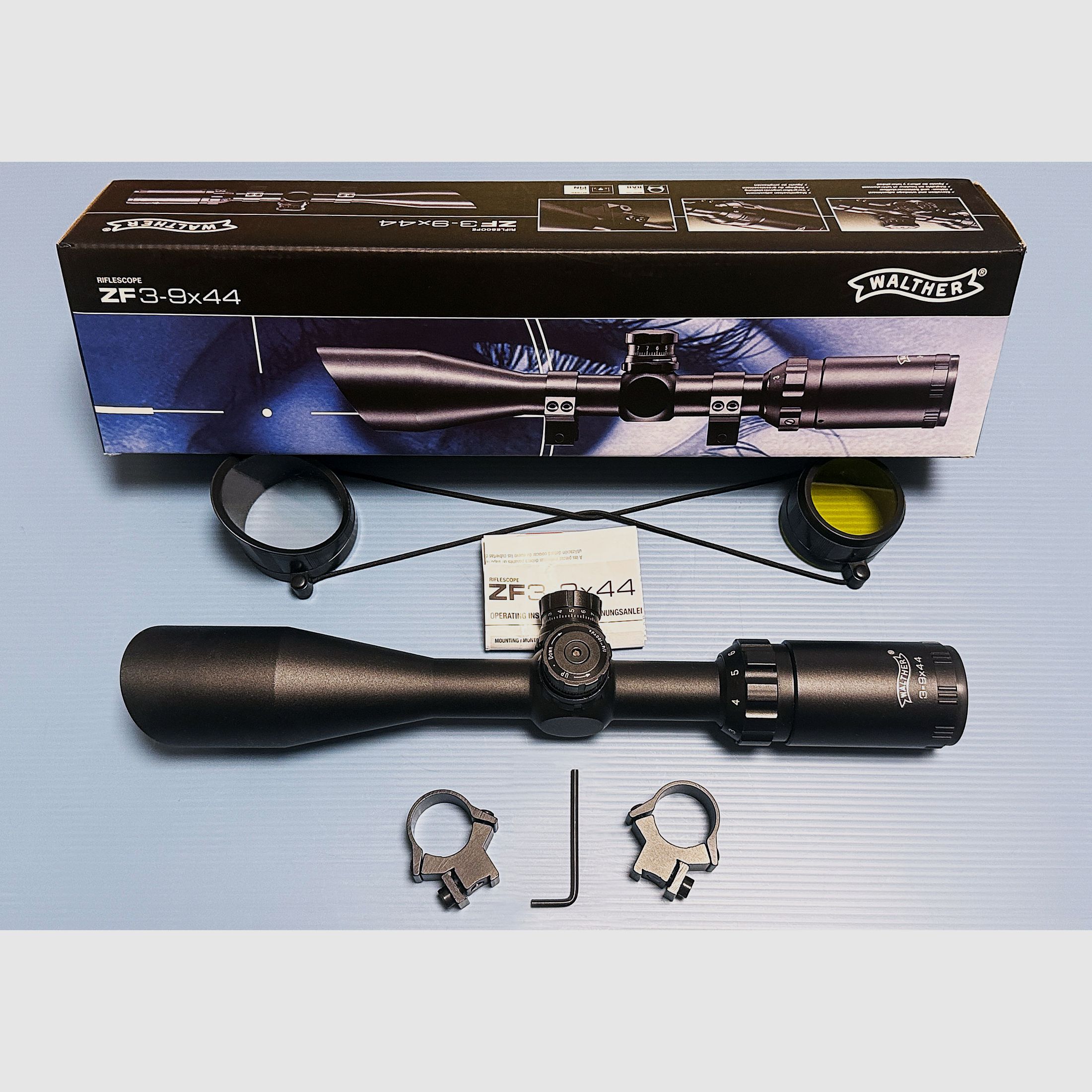 Scope Walther ZF 3-9x44 incl. mount