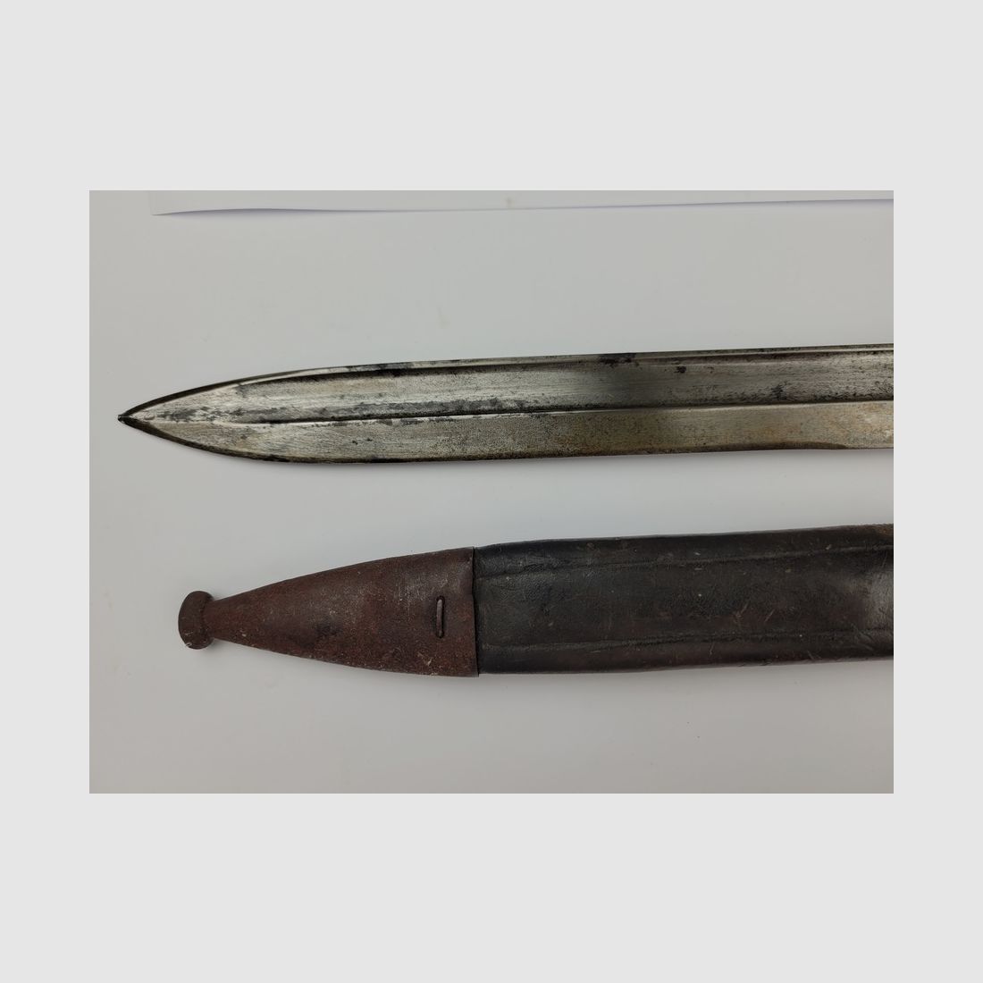 Seltene deutsche Bajonett 84/98 1. Typ – Weyersberg – preußisch 1888 – mit Nummer ! – BE+/TBE-, Bild 7 von 17