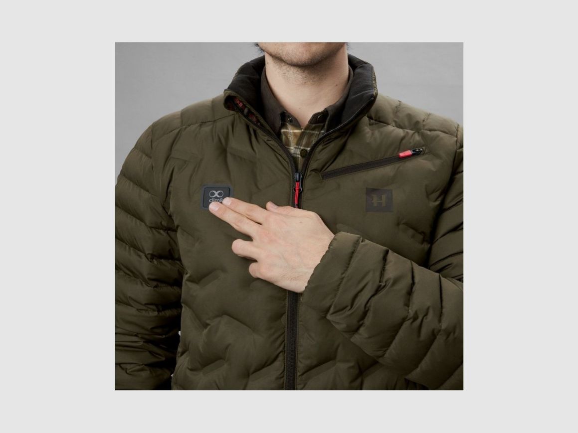 Chaqueta calefactable Härkila CLIM8, Willow Green, imagen 3 de 4