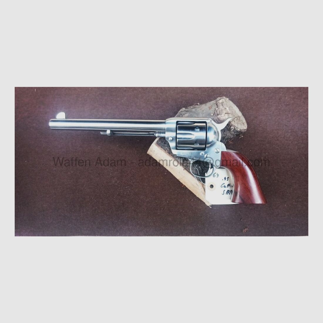 Uberti .45 Colt SAA Acier inoxydable