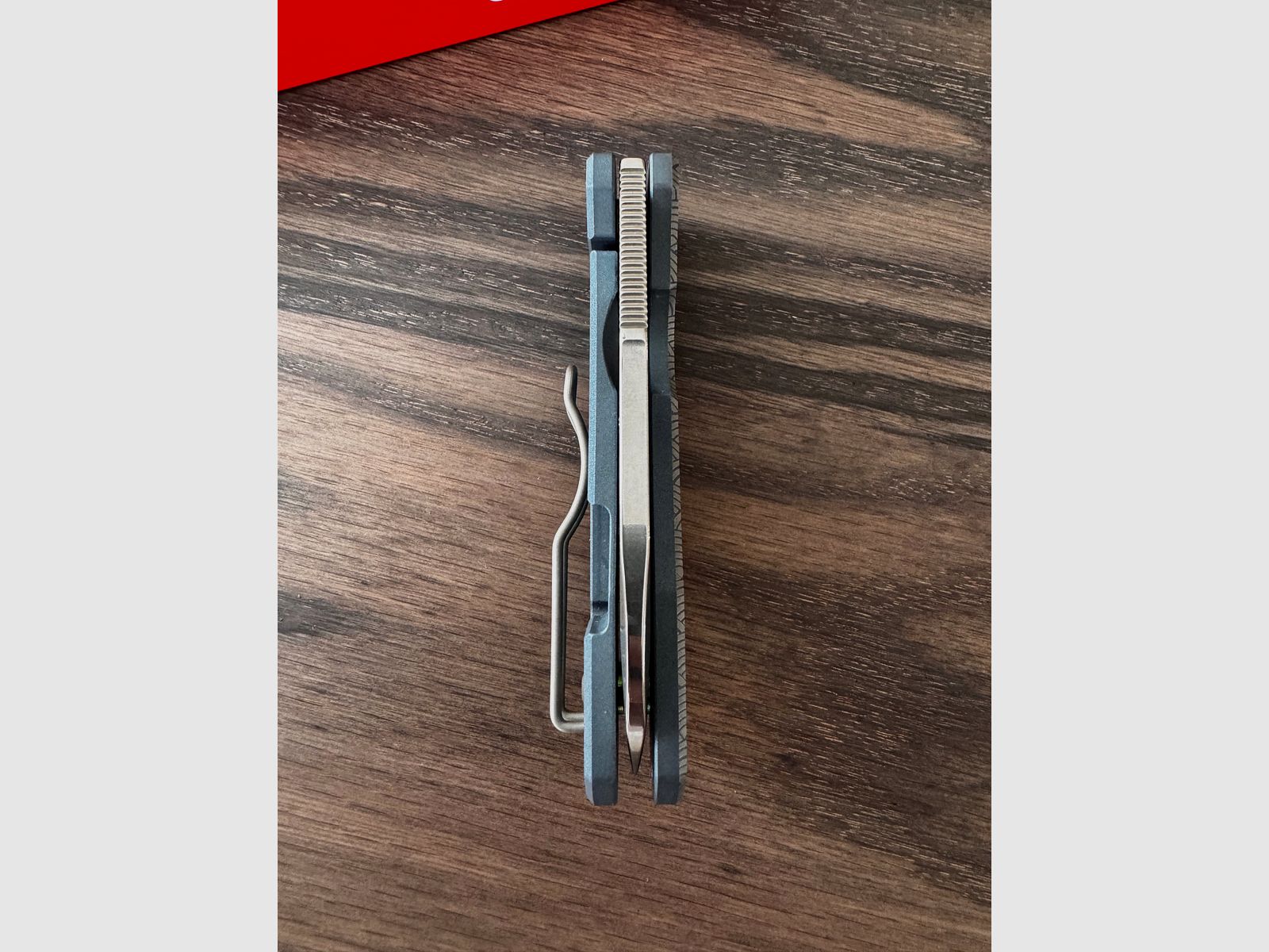 Spyderco Techno 2 EDC Modern Seigaiha Motiv (Exklusiv) Blau