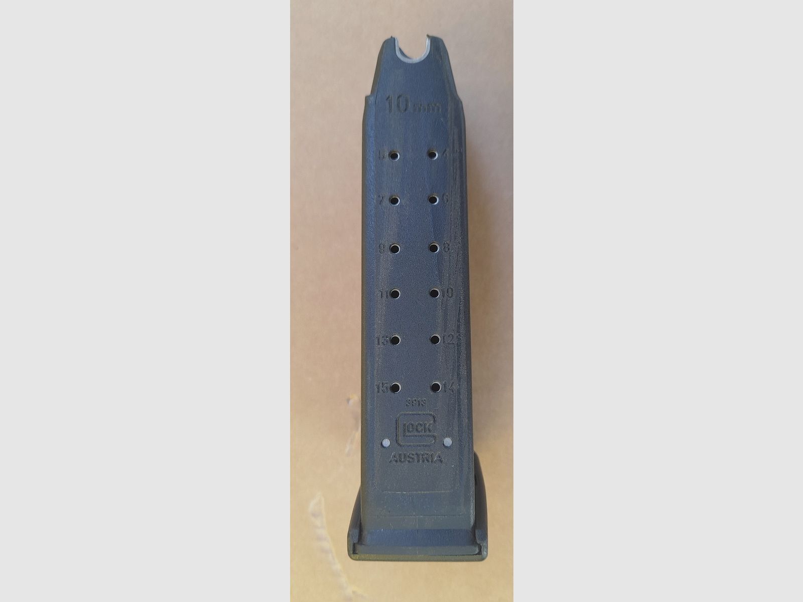 Magazin ,Glock, Kal. 10 mm Auto. 15 Schuß