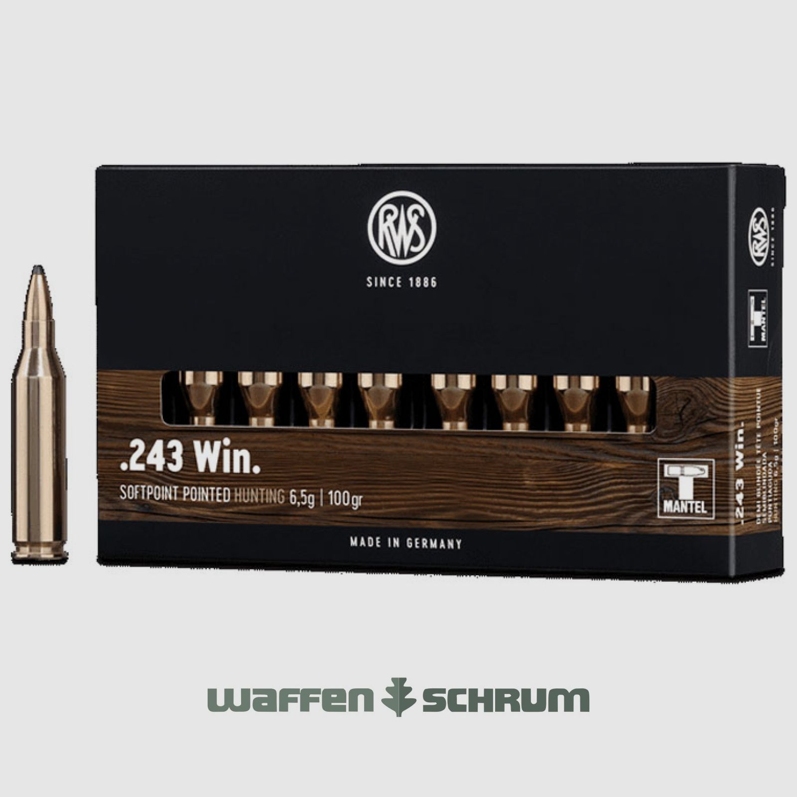 RWS TMS 6,5g - 100gr .243Win