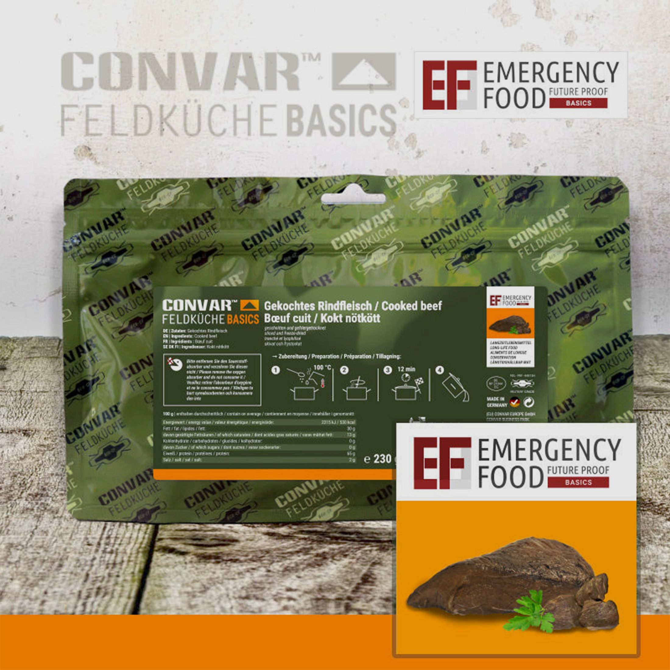 Basics Gekochtes Rindfleisch 230 g