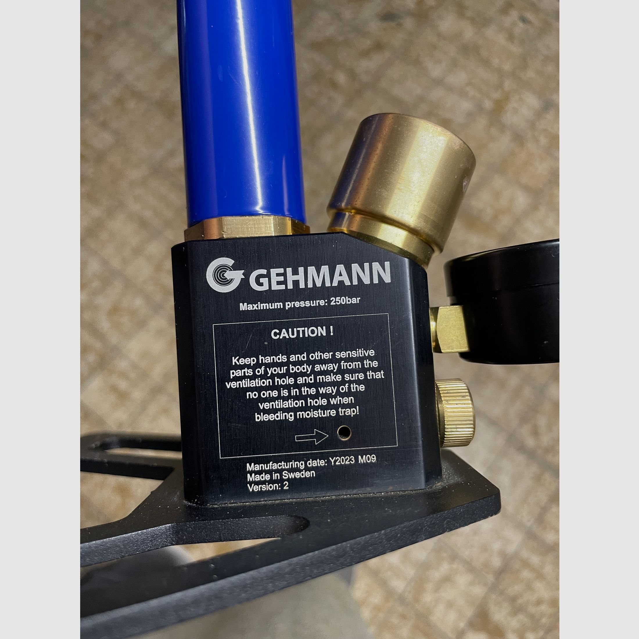 Gehmann air pump Max. 250 bar 3-piston system